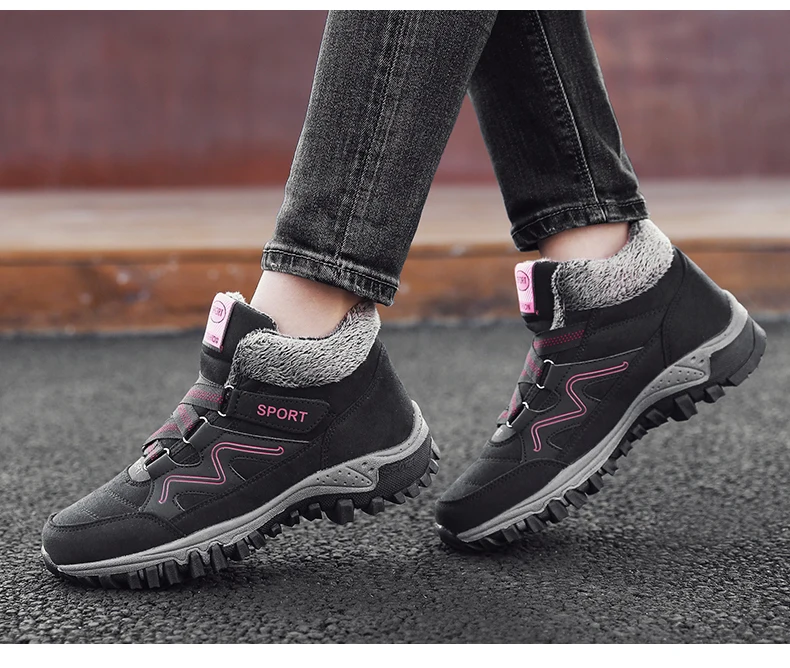 Кроссовки унисекс для бега; zapatos de Hombre; удобные зимние теплые спортивные трендовые женские Прогулочные кроссовки; устойчивая обувь