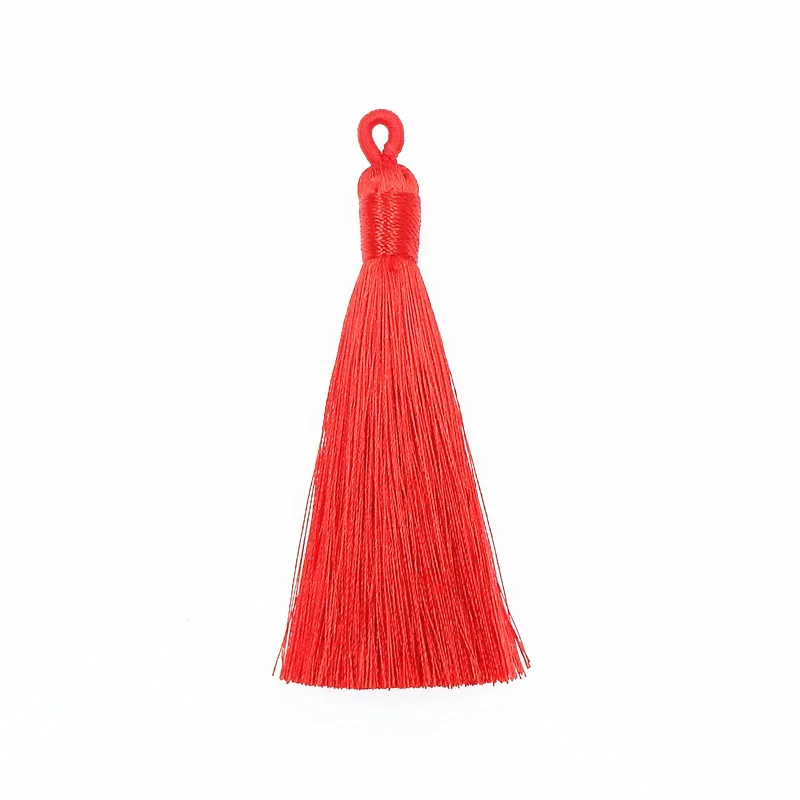 Red tassels 5-20 шт катушки связывают нить кисточкой бахрома подвеска «сделай сам» ремесла вискозные кисточки отделка одежды шторы Декоративные Серьги Ювелирные компоненты - Цвет: Red tassels