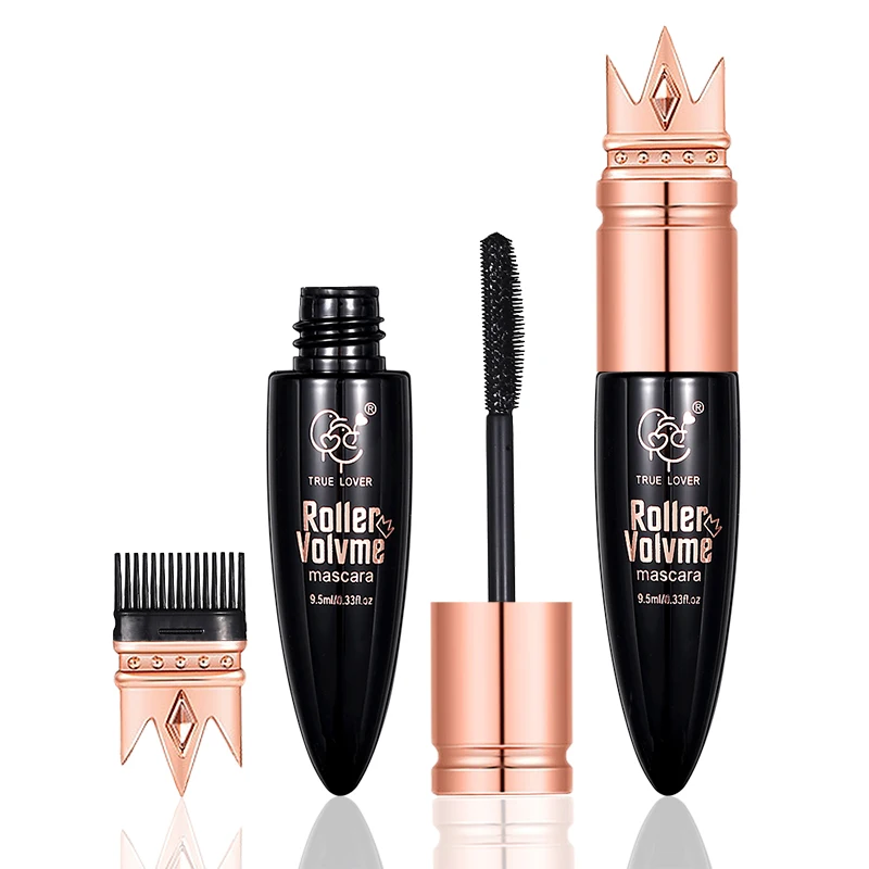 

New 2 in 1 Mascara 3D Black Curls Extension Eyelash Cream with Comb Waterproof Fast Dry Long Lasting 4D Dual Mascara Cosmetics