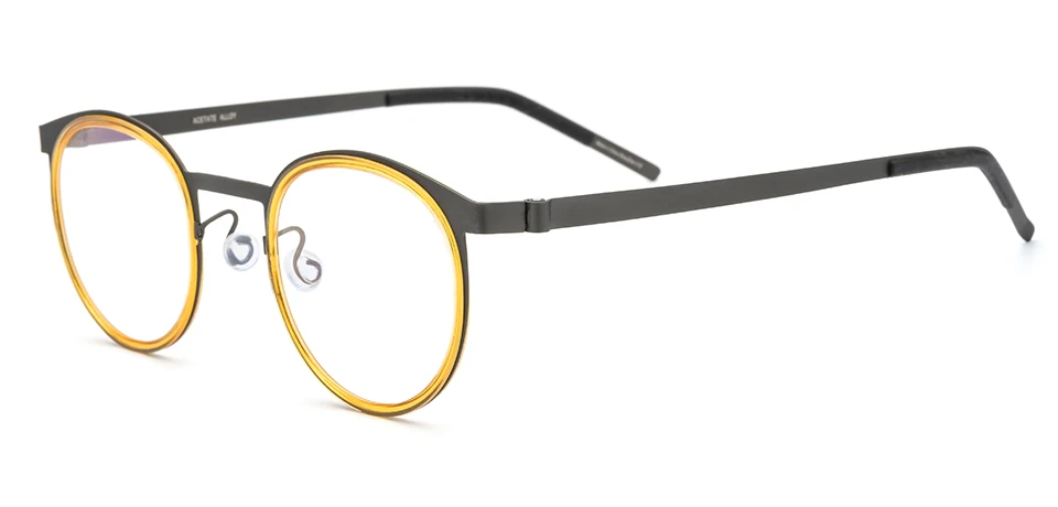ELECCION Titanium Glasses Frame Men Optical Myopia Prescription Eyeglasses Women Ultralight Round Eyeglasses Korea Denmark 28605