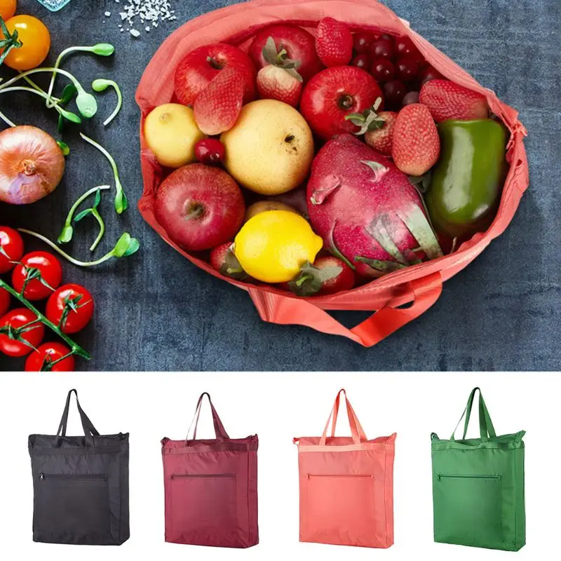 Новые модные женские Многоразовые Складная сумка для похода в магазин Shopper непромокаемые Оксфордские сумки женские повседневные