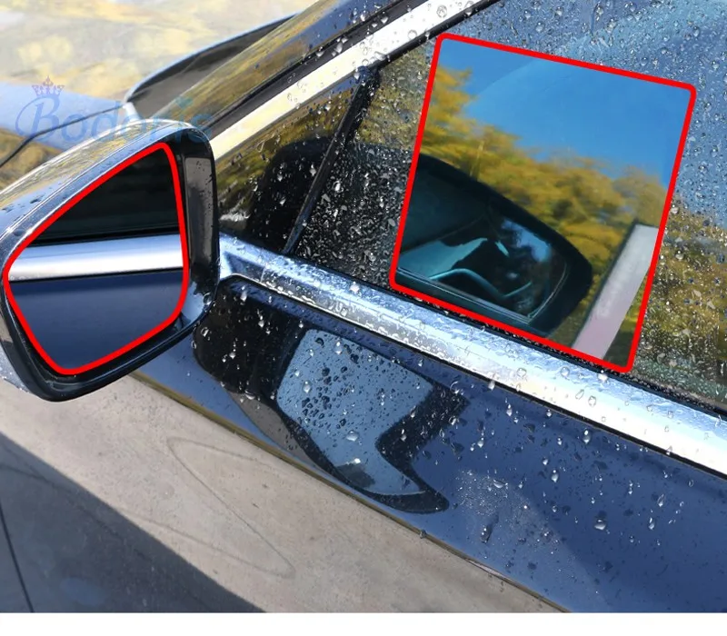 Для Toyota Corolla- дверное зеркало заднего вида, водонепроницаемая, непромокаемая, противотуманная, ПВХ пленка, аксессуары для стайлинга автомобилей