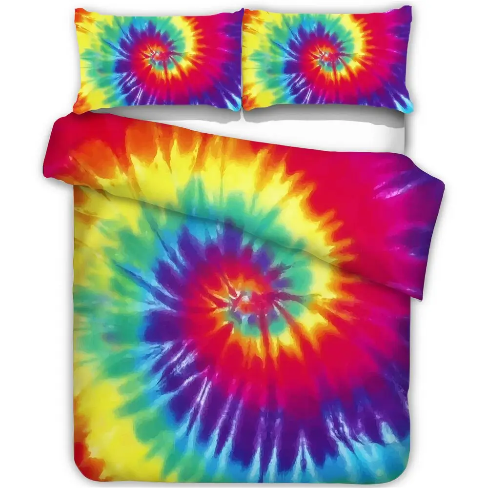 

Watercolor Vortex Printed Bedding Sets Duvet Cover Queen King Comforter Cover Bed Linen (No Sheet)