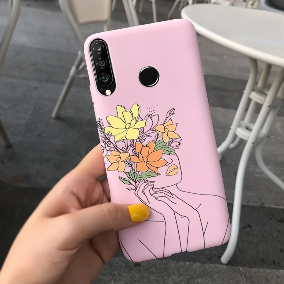 best iphone wallet case Flower Phone Cases For Huawei P30 Lite Pro Case Cover On Fundas Huawei P30 P30lite P 30 lite pro P30pro Cute Soft Silicone Cases belt pouch for mobile phone