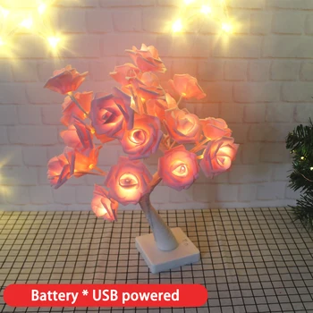 

Rose Lamp String Lights Flower Bulbs LED Lamp For Valentine's Gifts LED Rose Lamps Christmas Wedding Party Birthday Decoration