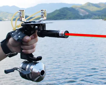 

2020 Christmas gift new fish shooting artifact fishing slingshot set with laser high-precision fish dart all-in-one