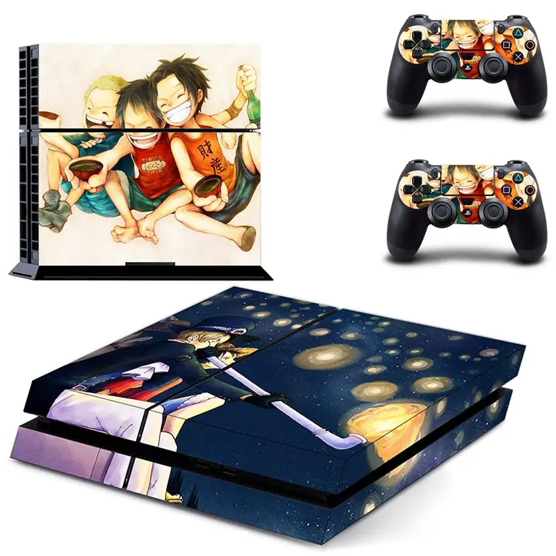 HOMEREALLY PS4 кожа Классический Аниме one piece 4 ПВХ HD наклейка чехол для sony Play station 4 контроллер и консоль PS4 аксессуар - Цвет: NO.9