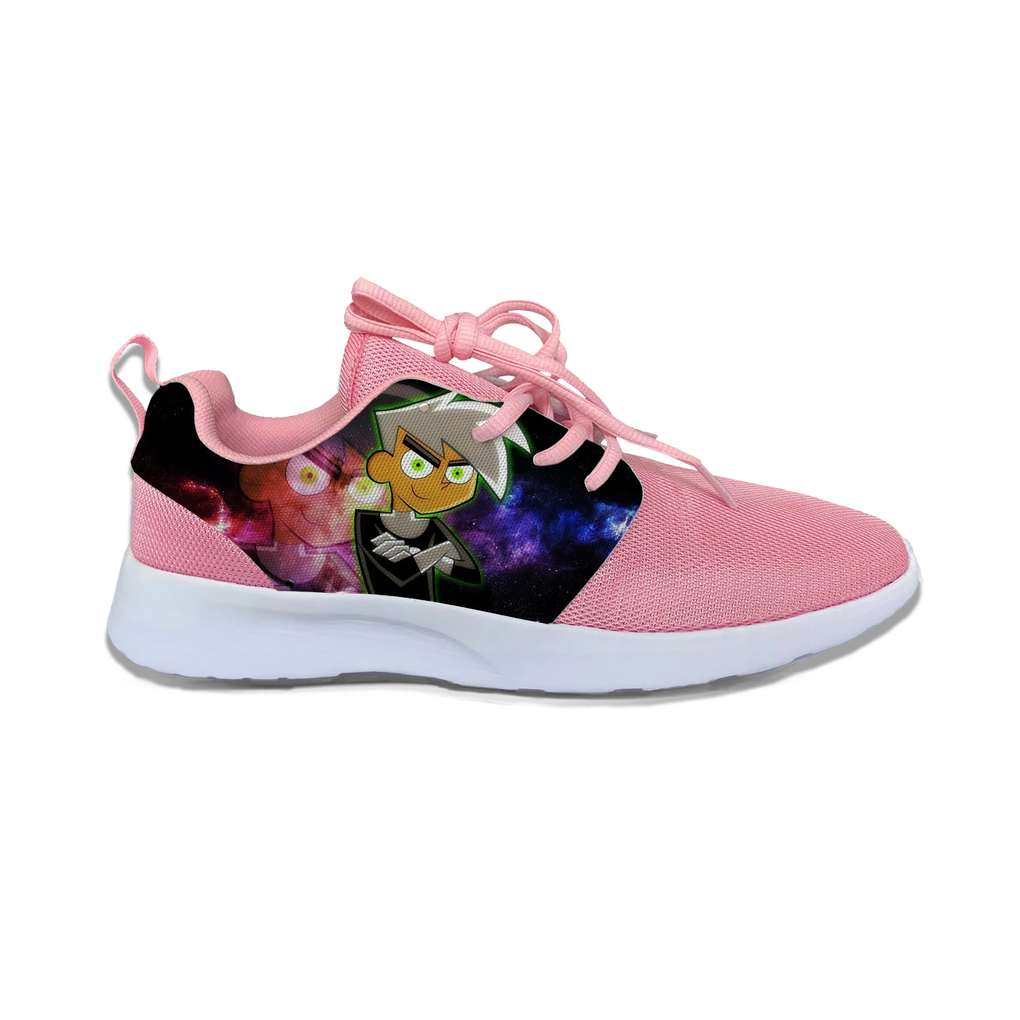 

Anime Phantom Danny Hot Cute Lovely Kids Running Shoes Fashion Cartoon Breathable Lightweight Sport Sneakers Boys Girls Children