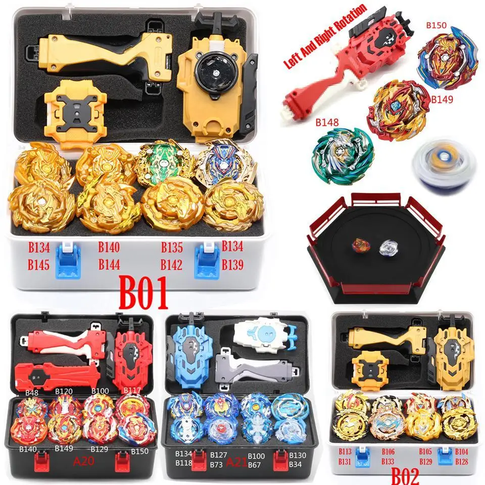 Takara Tomy Gold Beyblade Burst Arean Launcher Bayblades Bables набор коробка Bey Blade игрушки для подарка на