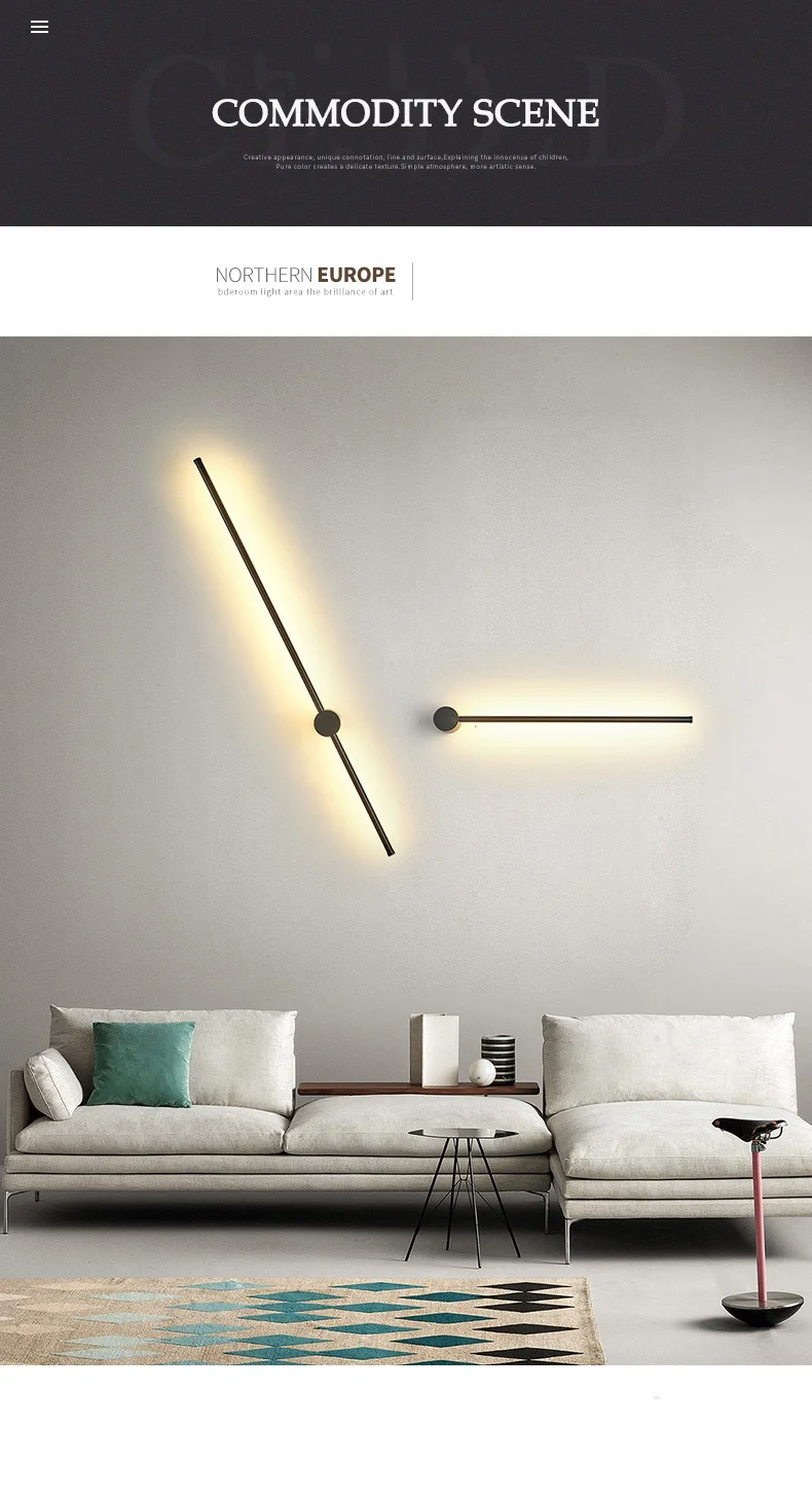 bathroom wall light fixtures Black Modern LED Wall Lamp Line lights decoration home lamp bedroom living room bedside sofa background lighting fixtures bathroom sconce lights