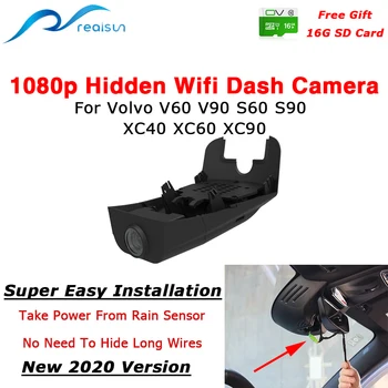 

Realsun 1080P Car DVR Wifi Dash Camera Video Recorder 12M Piexel Easy Installation For Volvo V40 V60 V90 S60 S90 XC40 XC60 XC90