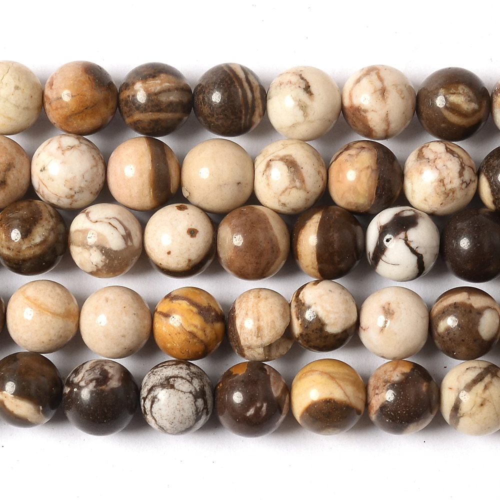 Enhanced Natural Stone Beads Collection: Aventurine, Lava, Amazonite, and Malachite Crystals for DIY Jewelry and Bracelet Crafting (4/6/8/10/12mm)
