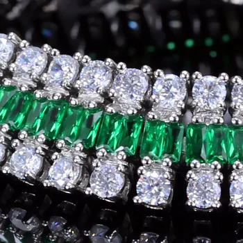 

Square round stone rose gold filled charm bracelet femme fashion gift bangles bracelets for women pulseras mujer jewelry