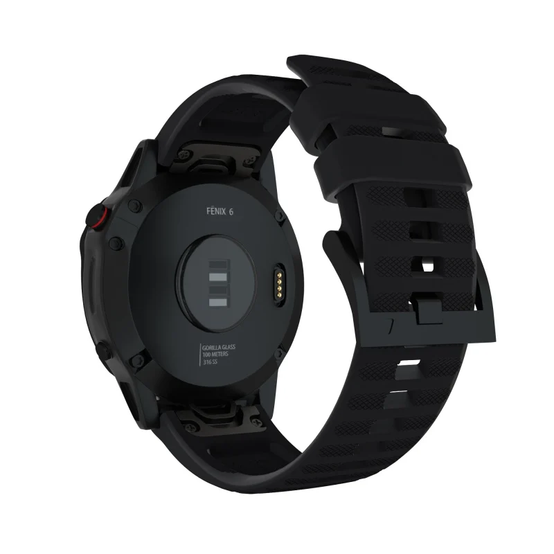22 мм быстросъемный ремешок для часов Garmin Fenix 6/6 Pro Quick Fit Силиконовый ремешок для наручных часов Garmin Fenix 5/5S