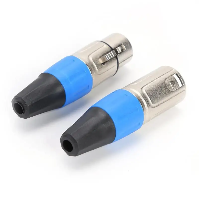 Прочный разъем Классический Тонкий 2 шт. XLR микрофон аудио разъем 3Pin Мужской Женский Разъем Mic XLR кабельный терминал