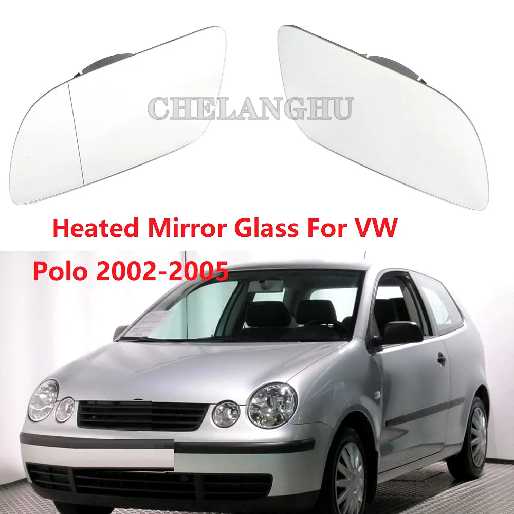 

Зеркало стекло Новая Дверь Зеркало с подогревом для VW Polo Хэтчбек 9N 2002 2003 2004 2005 автомобиль-Стайлинг