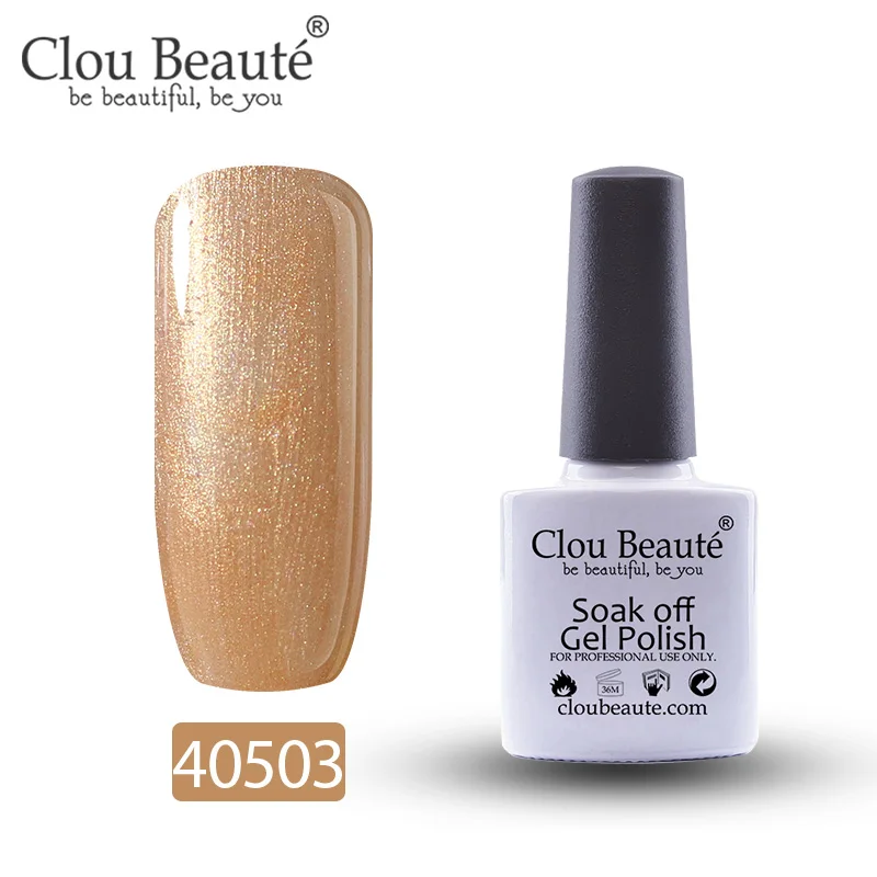 40503 Clou Beaute 79 цветов Гель-лак для ногтей Маникюрный УФ СВЕТОДИОДНЫЙ Цветной Гель-лак UV Vernis Полупостоянный гель лак для ногтей гель-краска - Цвет: 40503