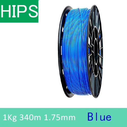 HIPS blue 1kg Фулкрум пла! TABS! PETG много цветов пластик нити для 3d принтера 3d Ручка/1 кг 340 м/10 м 20 цветов/ из России - Цвет: HIPS blue 1kg