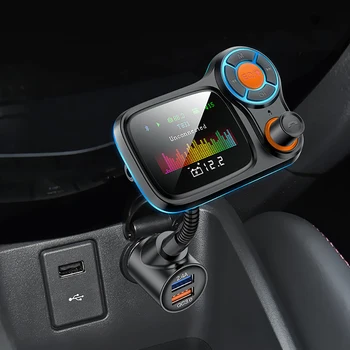 4 USB qc 3.0 車の充電器急速充電 3.0 電話車の高速前面背面充電アダプタ車のポータブル充電器プラグ iphone の huawei 社