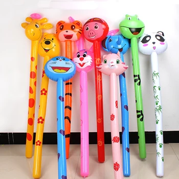 

Random Long Cartoon Random Animal Balloon Inflatable Animal Inflatable Hammer Weapon Stick Balloon Party Toys for Children Gift