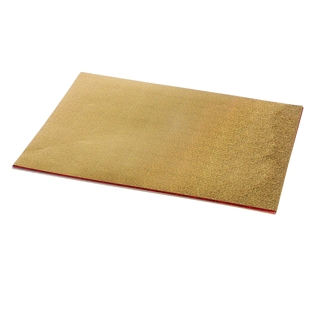 10x A4 Scrapbook Album Decorations Ornaments Home Office School Decorations Self Adhesive Cardstock Sheets