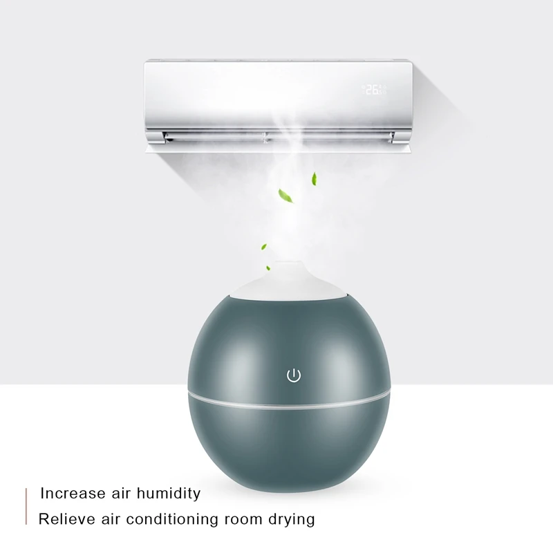 Top Deals New 130Ml Usb Mini Ultrasonic Air Humidifier Diffusers Aromatherapy Essential Oil Diffuser Humidifier for Home Office