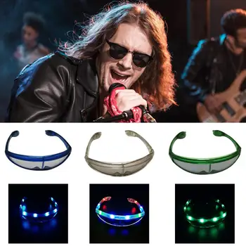 

NEW Fashion Colorful Flashing EL Wire Led Glasses Luminous Party Decorative Lighting Classic Gift Bright Light Festival Gift