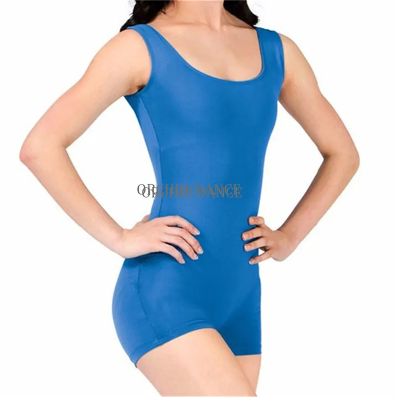 С фабрики нейлон спандекс майка шорты для женщин Йога Unitards