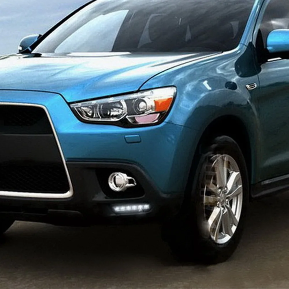 Светодиодные передние бамперы July King DRL чехол для Mitsubishi ASX Outlander Sport 2011 2013 6