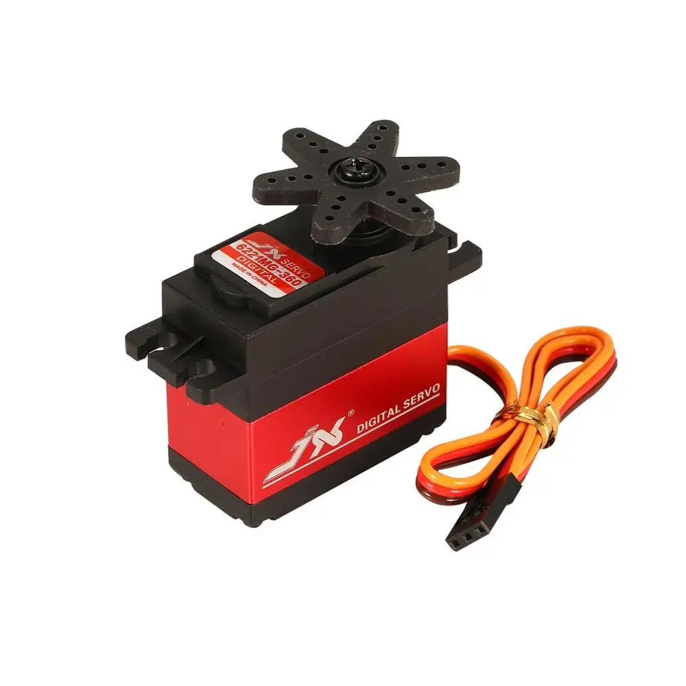 

JX PDI 6221MG 20KG 4.8V-6V Large Torque 360 Degree Digital Servo For 1/10 1/8 RC Car Boat Spare Parts Accessories