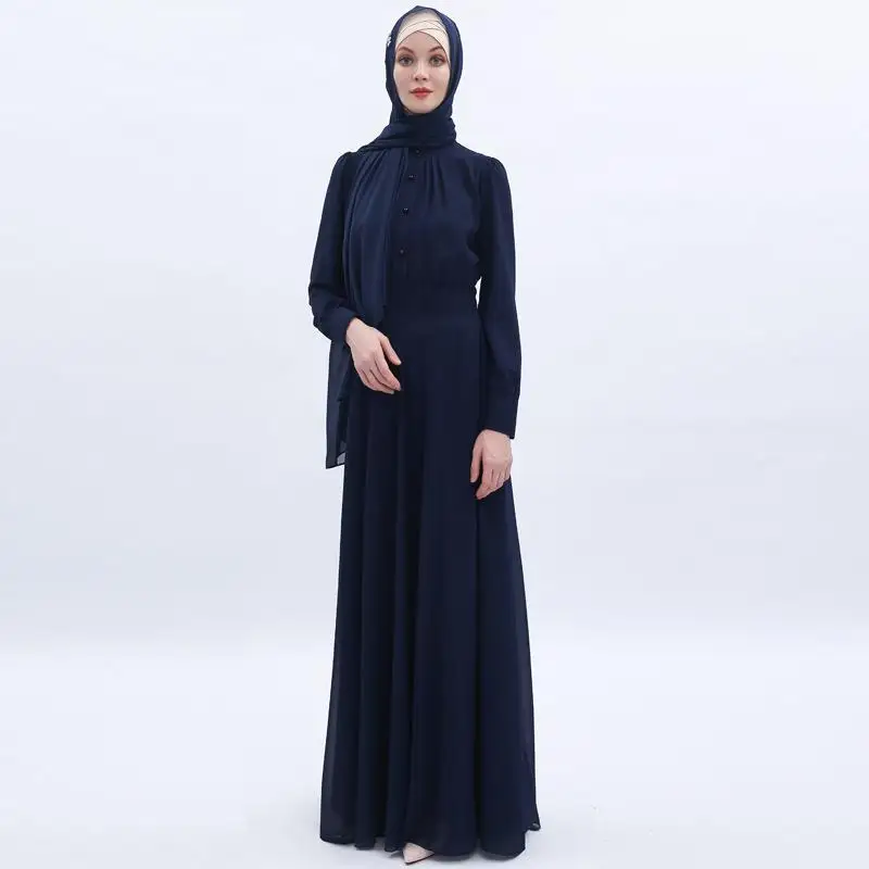 Sequins Young Lady Arabia одежда платье темно-синее abaya платье с бисером марокканское платье-Кафтан шифоновое платье Islamd - Цвет: Style C2