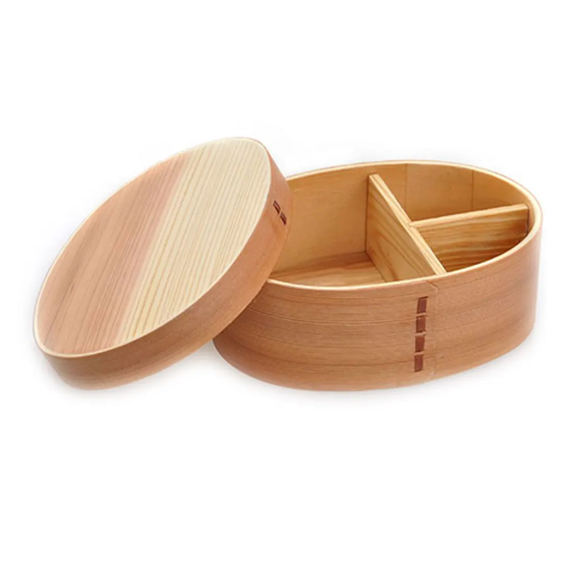 Посуда для студентов деревянный Ланч-бокс прочный деревянный Bento box японский стиль один человек коробка для хранения продуктов