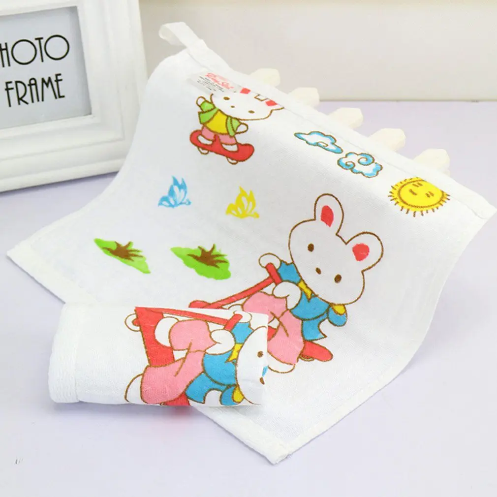 rabbit Горячее предложение, слюнявчик для кормления ребенка, детское мультяшное полотенце для купания, нагрудник для кормления, квадратное полотенце, платок - Цвет: rabbit