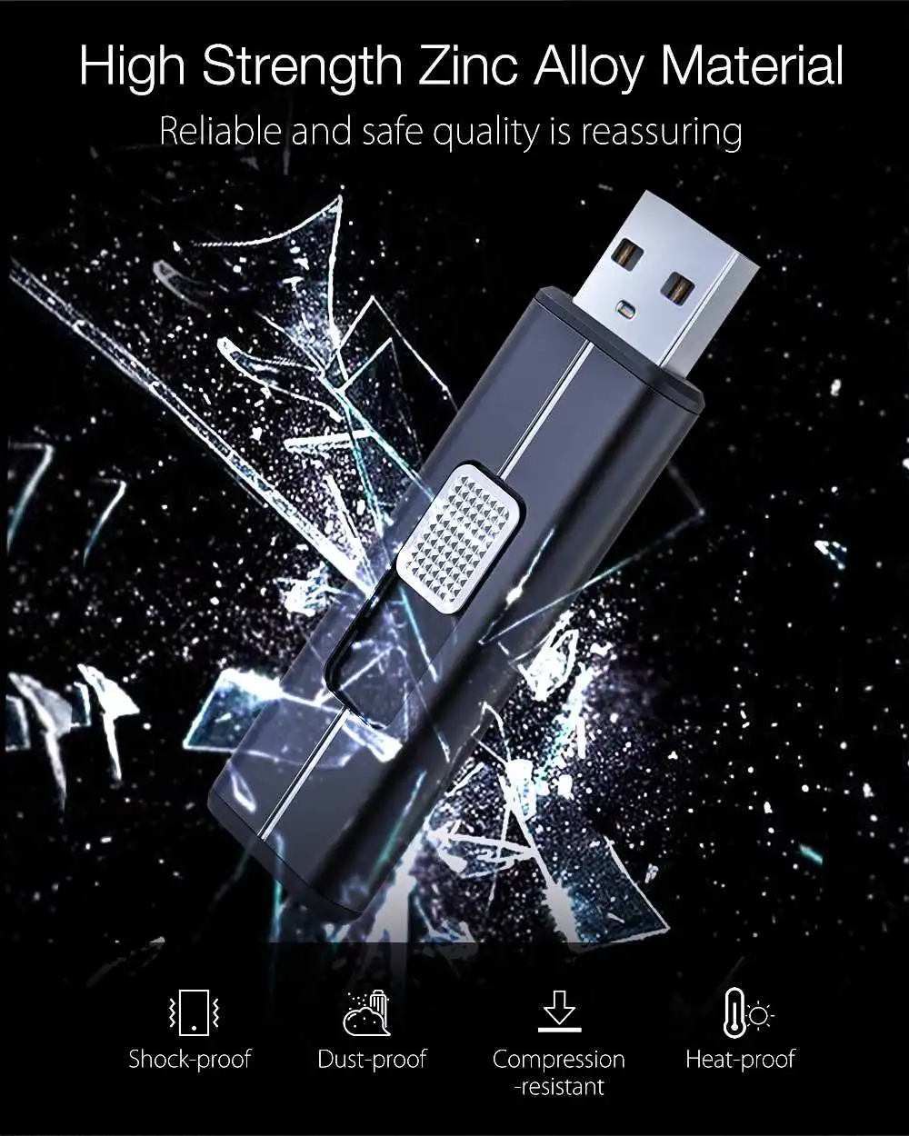 BlitzWolf BW UP3 USB3.2 Gen 2 флеш накопитель 64Гб/128/256 ГБ двухтактный диск памяти 64 Гб внешнее