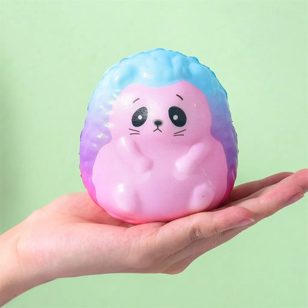 Kawaii очаровательная игрушка ежик медленно поднимающийся крем Ароматические игрушки для снятия стресса подарки более 6 лет uper медленный рост#445