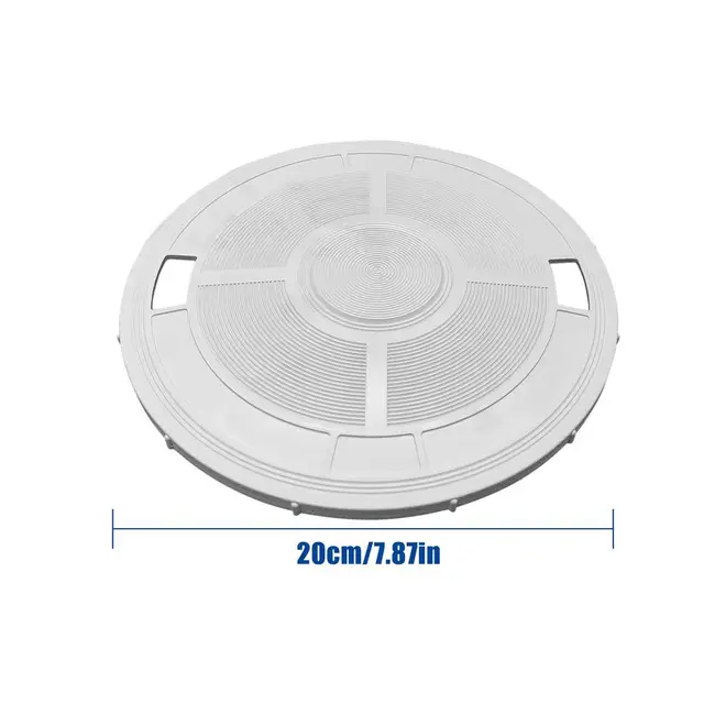 Skimmer Fedél Fedelek Cseréje 9 Hüvelykes Kerek Burkolatok Medence Lefolyó Burkolat Úszómedencékhez - Image 6