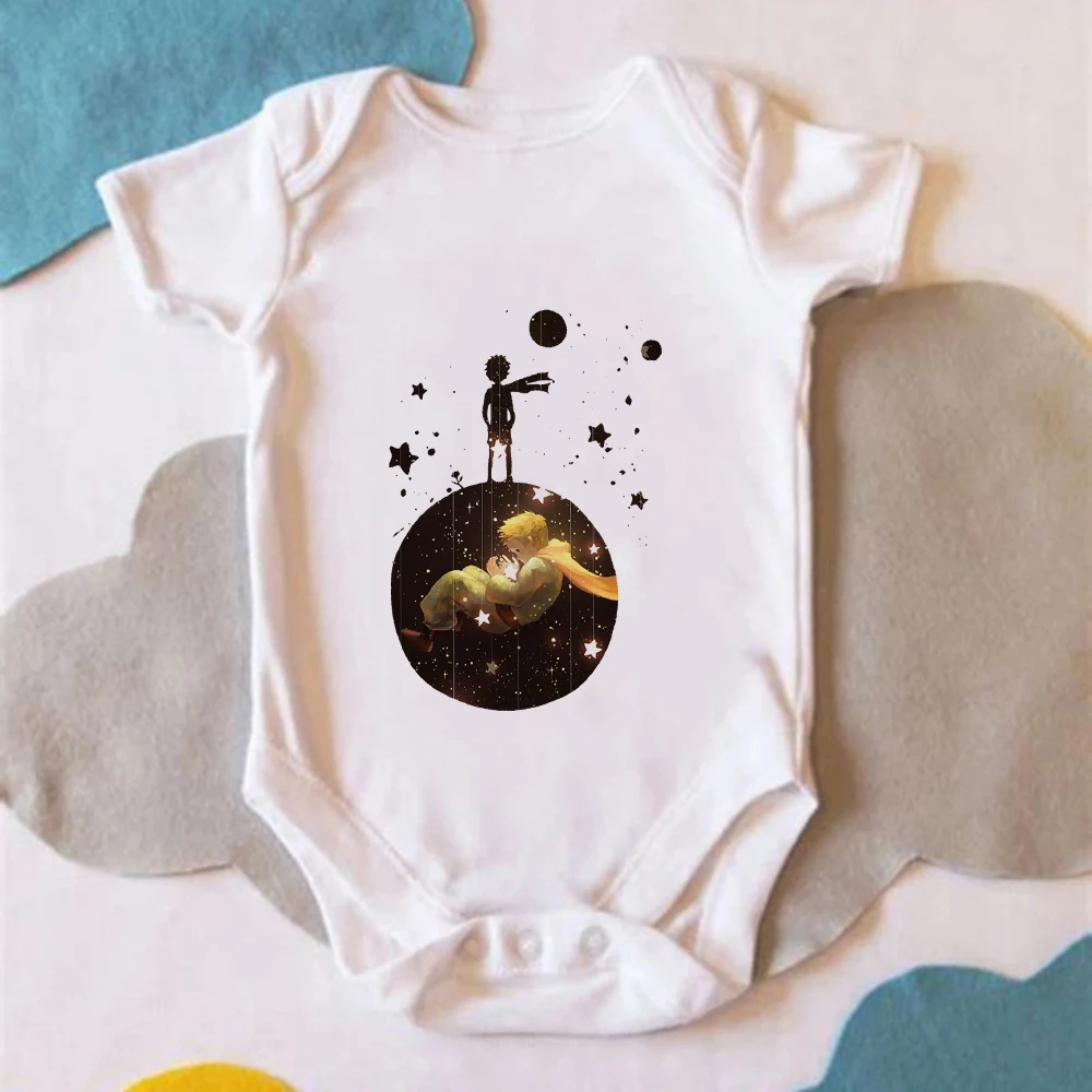 Málo kníže a lišák tisk novorozence oblečení 2021 nový styl estetická děťátko děvče děťátko hoch kombinéza harajuku trend ropa bebe
