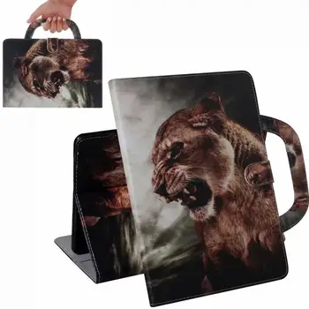 

Tablet Case for Samsung Galaxy Tab A SM-T510 SM-T515 10.1" 2019 Coloured Drawing PU Leather Hand-held Flip Stand Cover Funda+pen