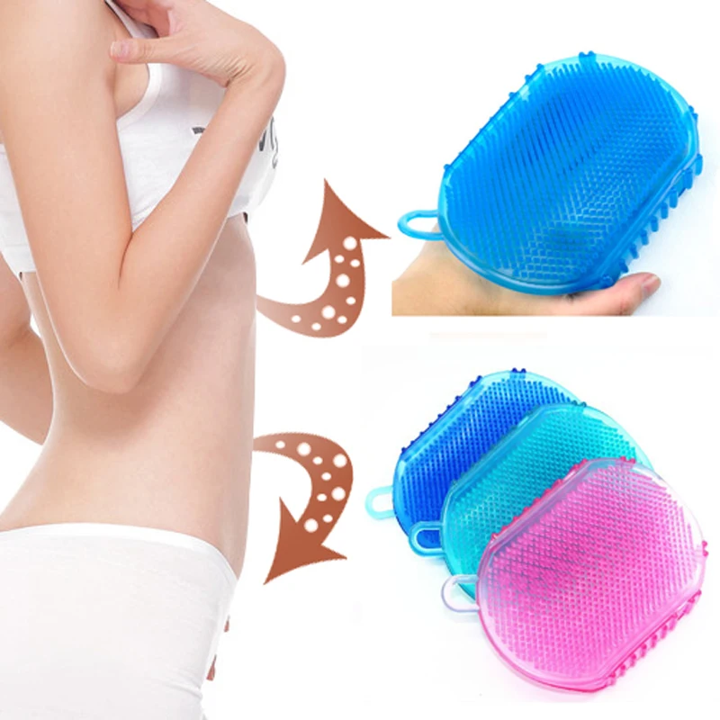 Special Price Scrub-Gloves Peeling Massage Exfoliating-Gloves Body-Bath-Brush Soft-Silicone for 1pcs 6n95BA706lq