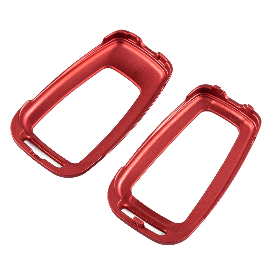 DWCX Red Car Key Case Cover Holder Chain Decoration Accessories Box Alloy Fit for Toyota Corolla Hatchback