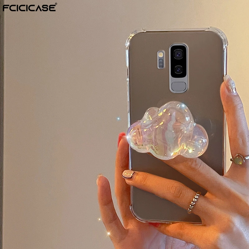 3D Силиконовый мультяшный Чехол-держатель для телефона Samsung Galaxy S9 S10 S20 S21 Plus Ultra 5G S10e