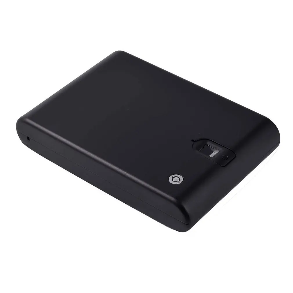 

Biometric Fingerprint Safe Box Solid Steel Security Gun Key Valuables Jewelry Box Protable Security Biometric Fingerprint Box