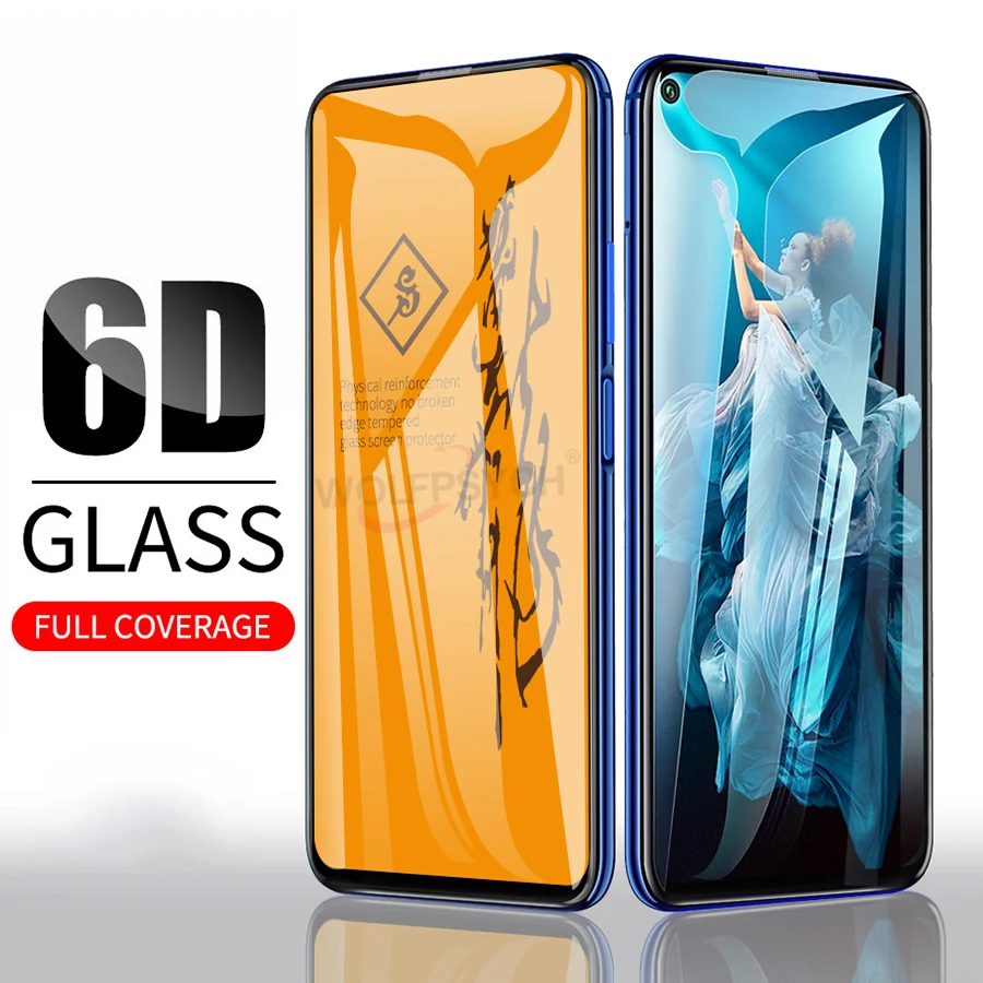 6D полное клеевое покрытие из закаленного стекла для huawei Honor 9X Pro 8X View 20 P30 Lite mate 20 P Smart Plus Nova 3 Защита экрана