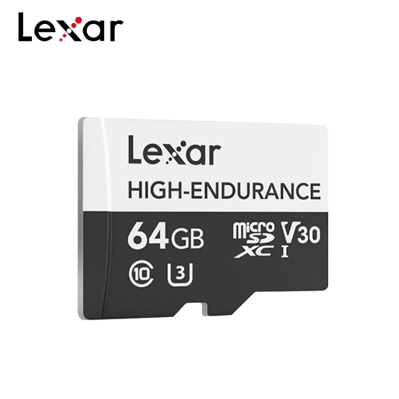 Lexar 12000 часов с высоким уровнем выносливость слот для карт памяти 128 Гб TF карту до 100 МБ/с. IPX7 водонепроницаемый микро SD карты для контроля безопасности