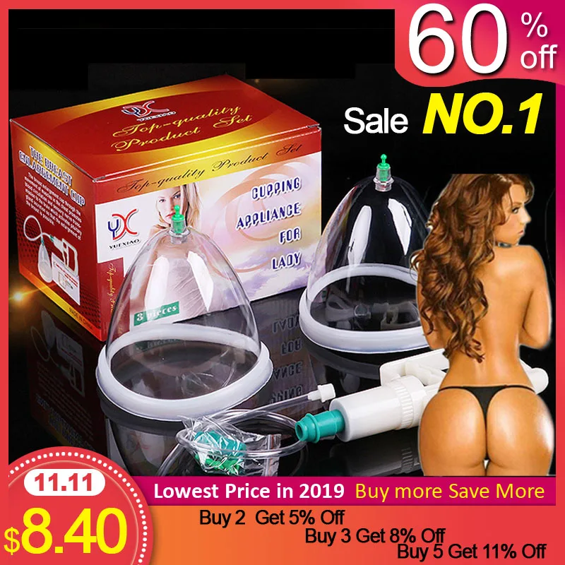 Billig VamsLuna Brust Gesäß Verbesserung Pumpe Hebe Vakuum Saug Schröpfen Saug Therapie Gerät