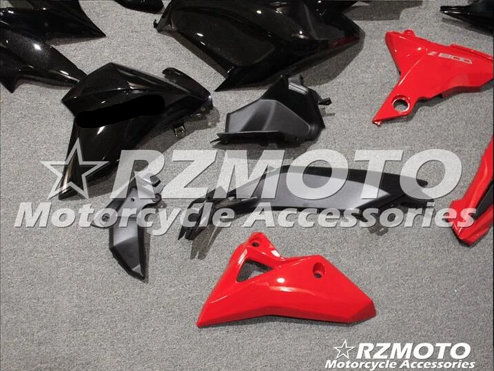 Мотоциклетный обтекатель abs комплект для Kawasaki Ninja Z800 2013 корпусные детали плесень красный Магазин № 0058