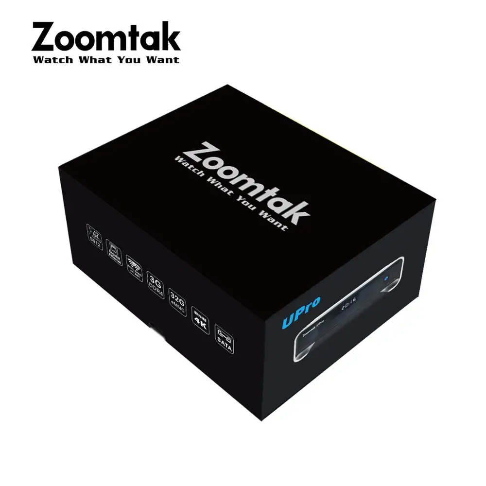 3 ГБ ОЗУ DDR4 32gGb Rom Amlgoic S912 Zoomtak Upro Восьмиядерный 4K ТВ-бокс