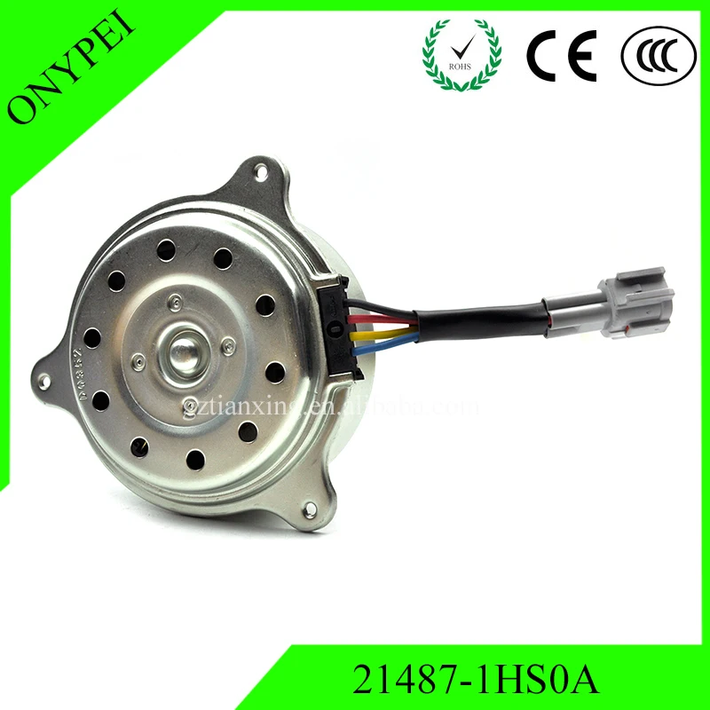 21487-1HS0A 21487-1HC0B мотор охлаждающего вентилятора радиатора для NISSAN ALMERA 1,5 2012 12V 21487 1HC0B 214871HS0A 214871HC0B