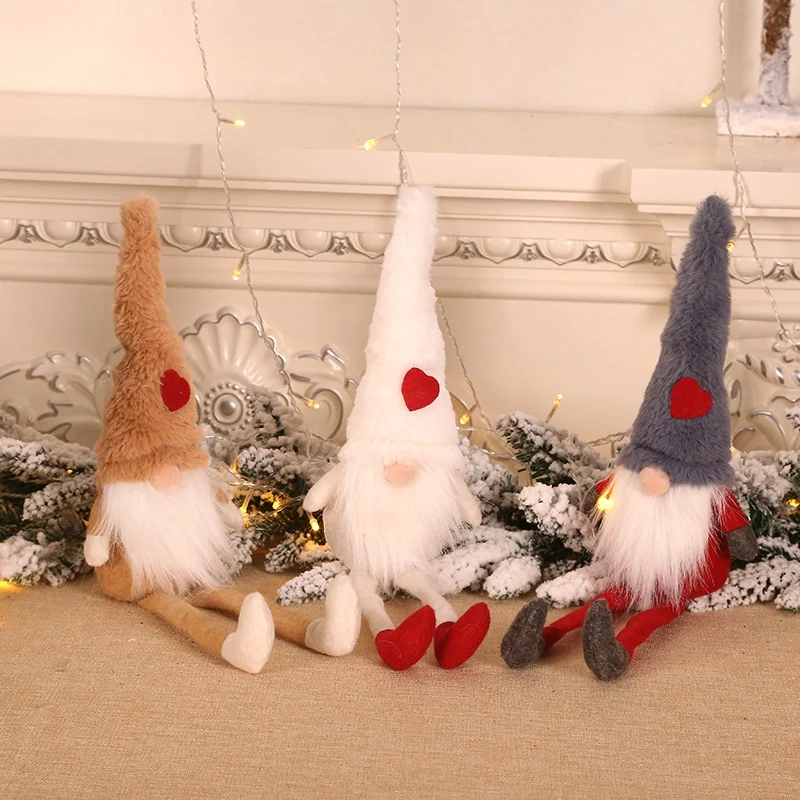 Шведская мягкая игрушка кукла Санта гном томте нордическая Рождественская елка украшение для дома Рождественский Санта Рождественский подарок для детей