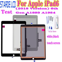 Оригинальный сенсорный экран для Apple iPad6 9,7 (2018 версия) 6-го поколения A1893 A1954, дигитайзер для iPad 6 2018, переднее стекло, сенсорная панель Оригинальный сенсорный экран для Apple iPad6 9,7 (2018 версия) 6-го поколения A1893 A1954, дигитайзер для iPad 6 2018, переднее стекло, сенсорная панель